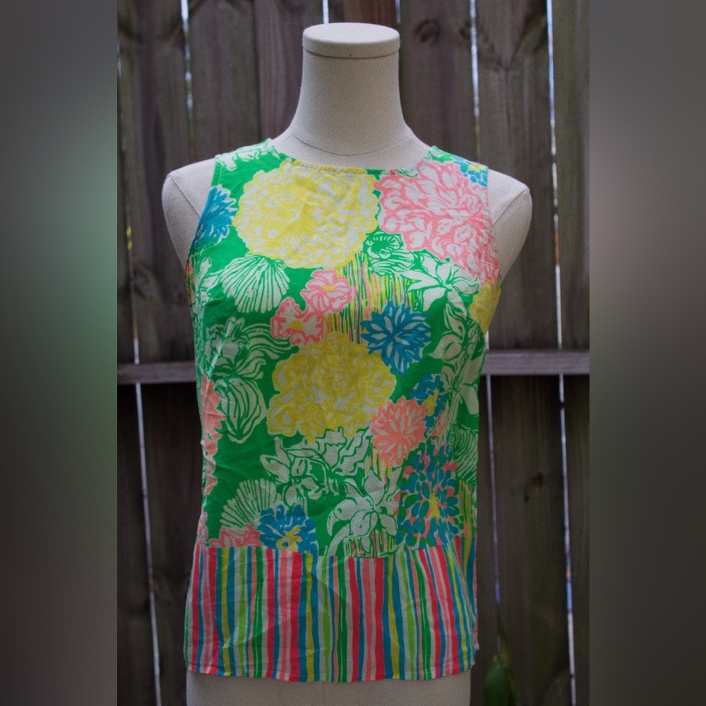 Button Back Sleeveless Blouse - image 1